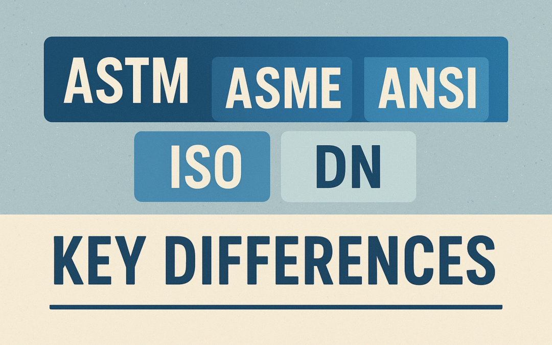 ASTM – ASME – ANSI – ISO – DN: Key Differences